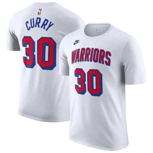 #30 Curry 勇士 復古白 背號 T恤