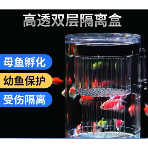 【臥水族】沃韋朗繁殖隔離盒水草種植孔雀魚迷你鸚鵡產卵亞克力孵化器產房