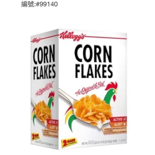 KELLOGG＇S家樂氏原味玉米早餐脆片 每包600公克X2包入-吉兒好市多COSTCO代購