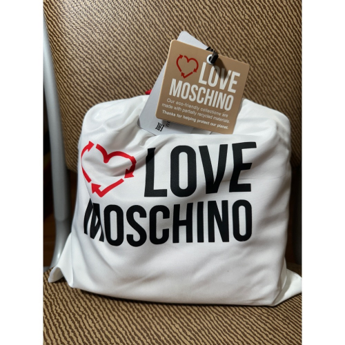 LOVE Moschino粉紅色水桶包