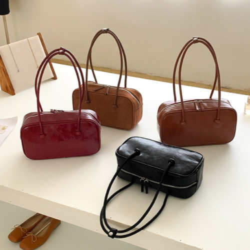 時光的珍品◠經典的美好『LF8313』展現你獨特的魅力復刻挺版手提方包 手提包 簡單款小方包 大容量單肩包 腋下包