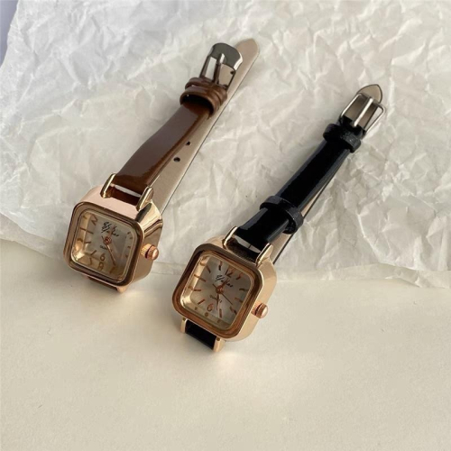 ???????? ෆ法式慵懶小方糖手錶⌚️(2 colors)