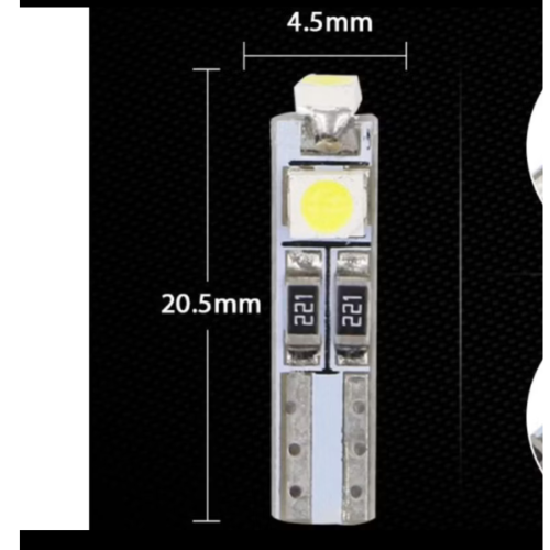 T5儀表燈LED室內燈3晶片（現貨）傑克商店