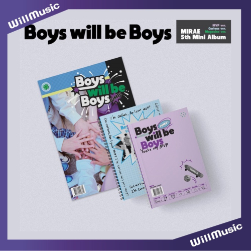 微音樂?MIRAE - BOYS WILL BE BOYS ( 5TH MINI ALBUM ) 迷你五輯