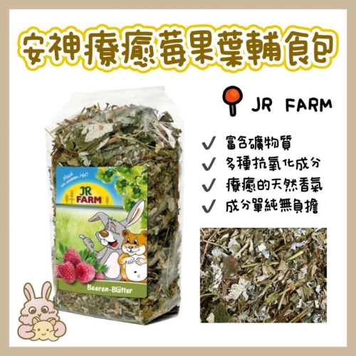 鼠兔星球 丨 JR FARM 安神療癒莓果葉輔食包 花草輔食 墊料 黃金鼠 三線鼠 兔子