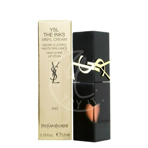 YSL 奢華印記鎖心光唇釉(5.5ml) #443【Try it】