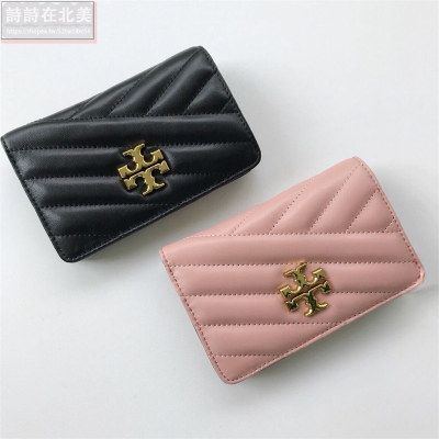 詩詩精品 Tory Burch 皮夾 中夾 錢包 小羊皮拉鏈皮夾 零錢包 時尚百搭 千元鈔票夾 多卡位零錢夾 證件夾