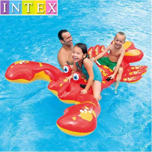 （現貨）快樂遊 美國INTEX 大龍蝦充氣坐騎 動物坐騎 有手把 兒童夏天玩水/遊泳/戲水 臺灣發貨