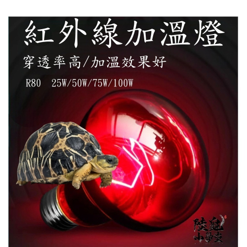 【陸龜小學堂】UVA 紅外線加熱燈 紅外線爬蟲加熱燈 紅光夜燈 陸龜變色龍蜥蜴蛇夜燈爬寵保溫