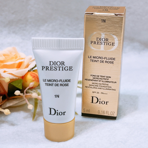 Dior 迪奧 精萃再生花蜜微導粉底 5ml（精巧）1N 專櫃貨 精萃再生玫瑰微導粉底 粉底液