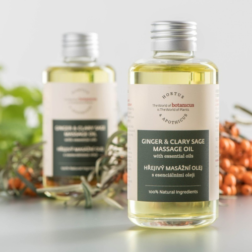 生薑&鼠尾草按摩油 100 ml 【現貨】效期 2027 年 11 月【捷克-菠丹妮】