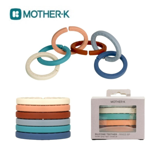 ??可可貝兒?? 韓國 Mother-K 趣味多功能 矽膠 懸掛吊環 6入組