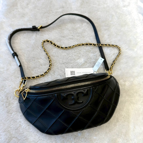 【TB｜全新】現貨 TORY BURCH 包包 胸包 專櫃款 浮雕 菱格紋 腰包｜Little Bee 小蜜蜂精品