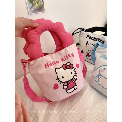 正品 kitty雲朵手提包包 可愛單肩包 托特包 斜背包