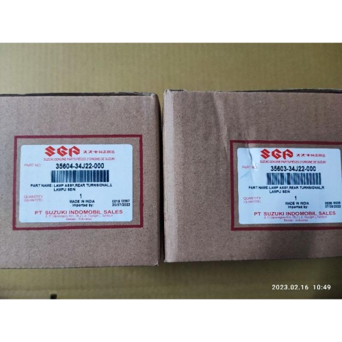 Suzuki Address110 後方向燈 原廠 35603-34J22-000 35604-34J22-000