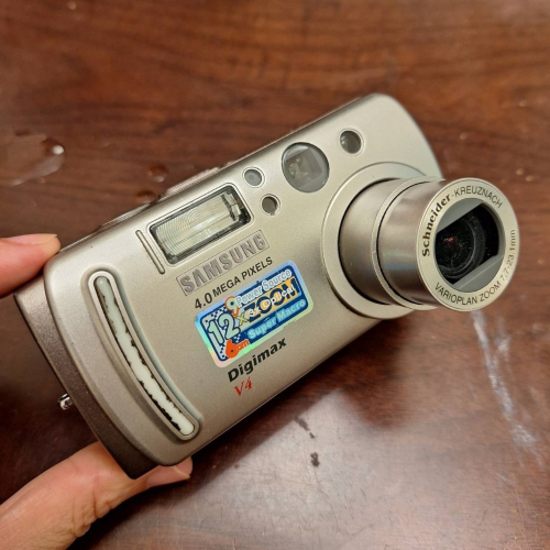 故障零件機, Samsung Digimax V4 數位相機, 無電池、記憶卡, 僅出售空機一部