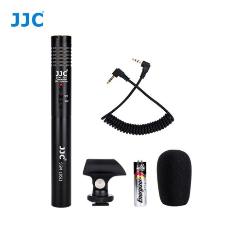 JJC SGM-185II 二代立體聲麥克風 專業採訪錄音單眼話筒 攝像機相機麥克風EOS M2 M3 M4 80D
