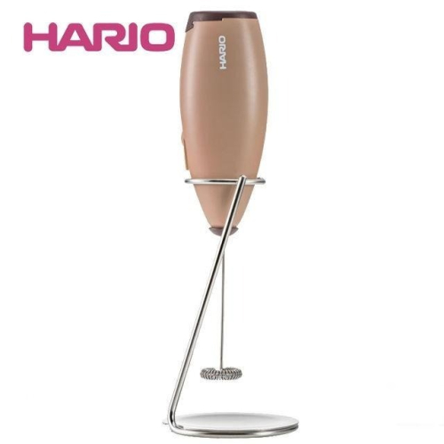 ~* 平安喜樂 *~ 《HARIO》電動奶泡器附支架 CZ-1BR 新款咖啡色