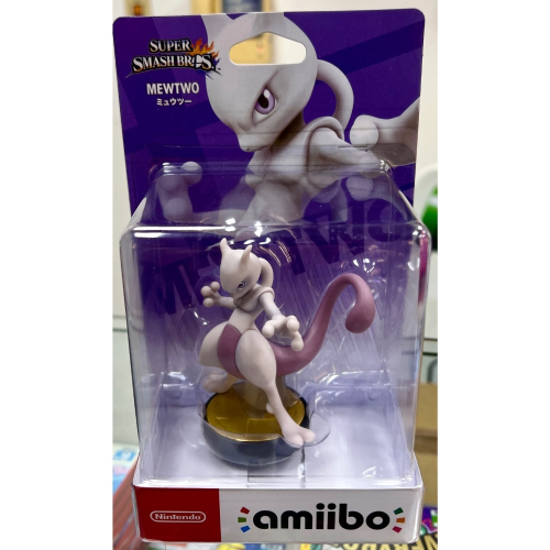 (不含遊戲） switch amiibo 寶可夢 超夢 mewtwo 任天堂明星大亂鬥 系列 全新品［士林遊戲頻道］
