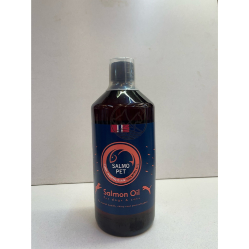 ★JIA-JIA★ SALMO PET 挪威 活力寶 天然深海鮭魚油 1000ml/瓶 犬 貓 狗 魚油 營養補充