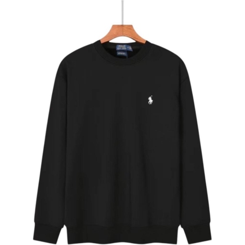 RL男款小馬長袖素T/抓絨/水貂絨 大學T/運動衫｜Factory Store工廠店版本