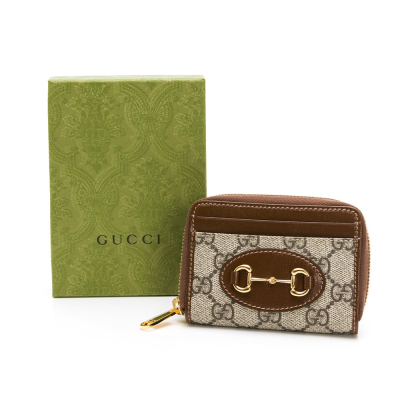 【GUCCI 古馳】 GUCCI 1955 ㄇ拉零錢包 (咖) __DVSHOP 保證正貨 台灣現貨不用等