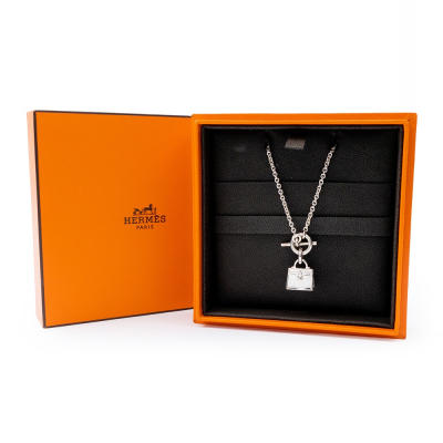 【HERMES 愛馬仕】 HERMES Amulettes系列 Kelly墜飾 項鍊 __DVSHOP 保證正貨