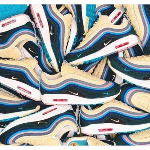 補貨 限量 Sean Wotherspoon Air Max 1 97 彩虹 聯名 燈芯絨 男女 AJ4219 400