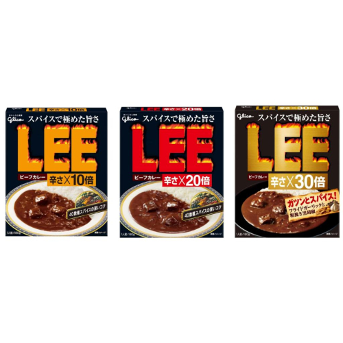 《現貨》小紅豆日貨 Glico 格力高 LEE 牛肉咖哩 辣度 10倍 20倍 30倍 12倍絞肉咖哩 調理包
