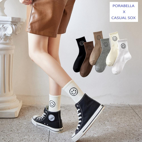 現貨微笑襪子 潮流襪 女生襪子 笑臉襪 韓版襪 表情襪 個性塗鴉 SMILE SOCKS