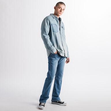 【多款靴型29-44腰優惠】美國 日本LEVI S 527 boot 深藍 水洗 刷白 低腰牛仔褲丹寧褲修身剪裁517