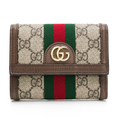 【GUCCI 古馳】 GUCCI Ophidia 三折拉鍊短夾 __DVSHOP 保證正貨 台灣現貨不用等