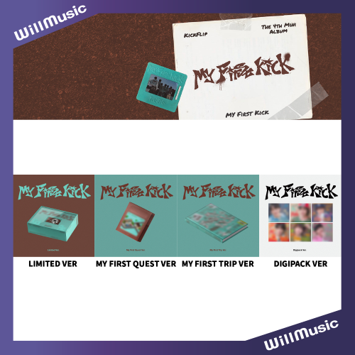 微樂客?通路特典 KICKFLIP - 4TH MINI ALBUM [MY FIRST KICK] 迷你四輯