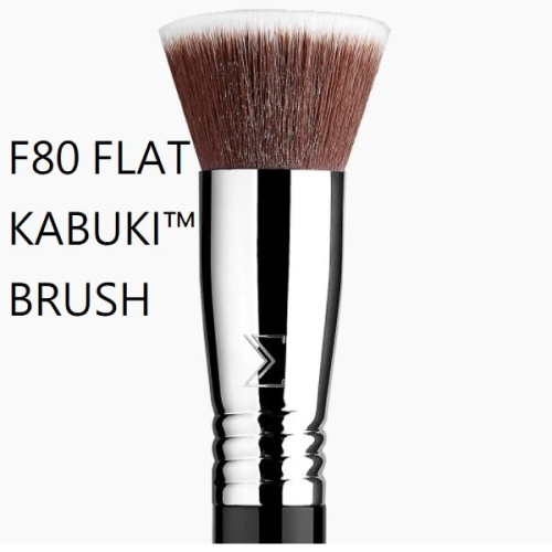 【愛來客】☆美國Sigma官方授權經銷商☆ Sigma F80 - FLAT KABUKI™ 平頭粉底刷 化妝刷 現貨