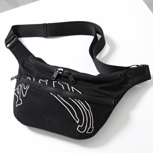 唯ㄧ現貨 ? Y3 (Y-3) ? 限額精品！黑色！藝繡包 > 腰包、發財包、側背包、斜背包、肩背包！
