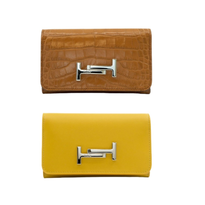 【TODS】 TODS DoubleT金屬設計中夾 __DVSHOP 保證正貨 台灣現貨不用等