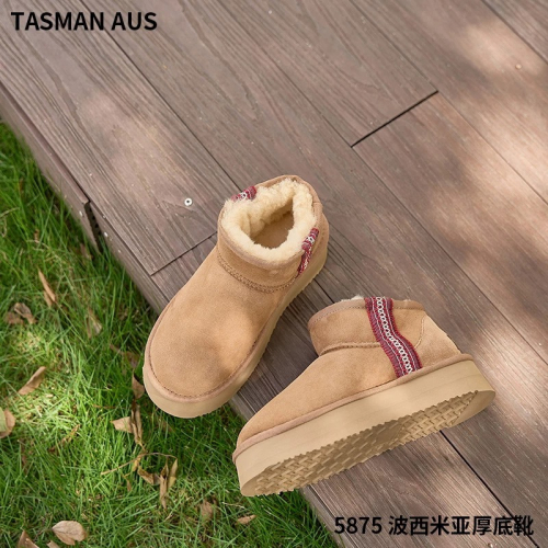 碼特價 澳洲TASMAN AUS波希米亞風 短靴雪靴冬季新款保暖防水棉鞋靴子