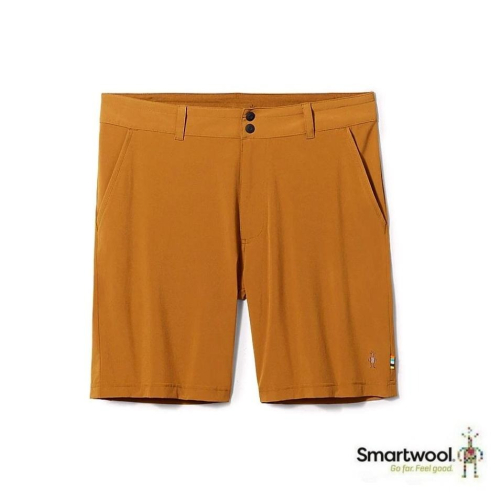 -滿3000免運-[雙和專賣店] SmartWool 男 美麗諾羊毛8吋彈性短褲/SW017099L40/狐狸褐