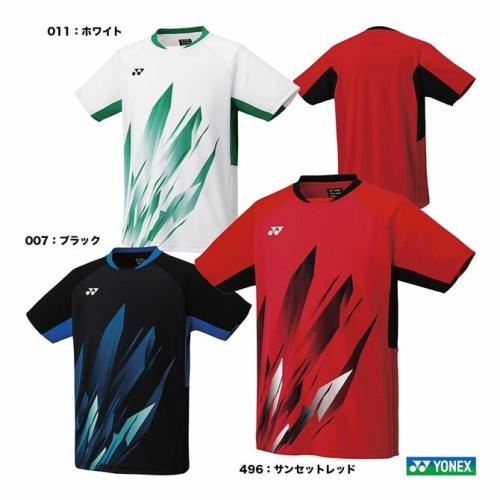 (預購)日本代購 YONEX 2025SS 10668 羽球服 短袖 比賽服 選手服 男用 (合身款) 日本境內版
