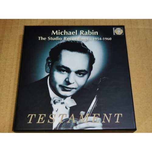 Michael Rabin The Studio Recordings 1954-1960 Testament 6CD