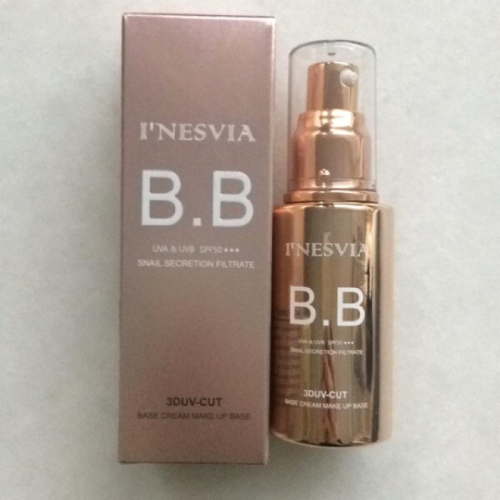 附發票 台灣製 INESVIA I’NESVIA 女神光金屬BB霜 輕透裸妝防曬 40mL