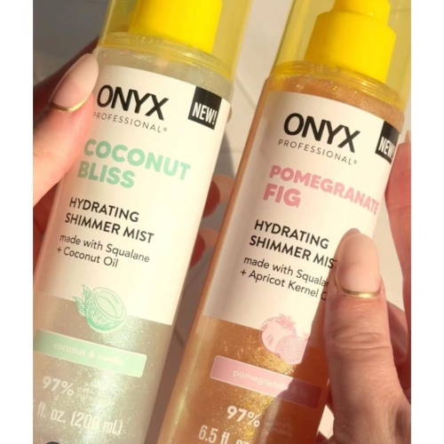 微光細霧 保濕身體噴霧 無酒精『現貨』角鯊烷＋椰子油 Onyx Coconut Bliss，保溼微光噴霧 椰子＋香草