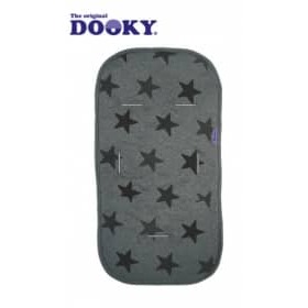 荷蘭DOOKY魔法斗篷萬用嬰兒椅墊(鉛灰星星)00077