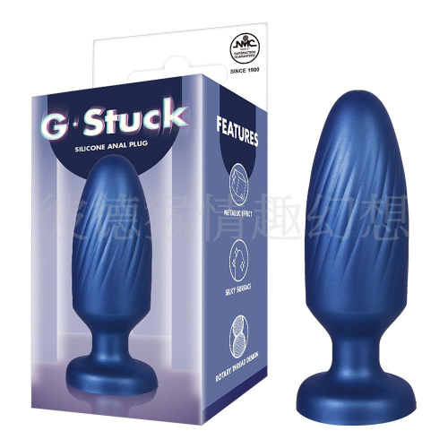 NMC G-Stuck 4吋矽膠後庭塞 藍 4吋後庭塞 SILICON ANAL PLUG