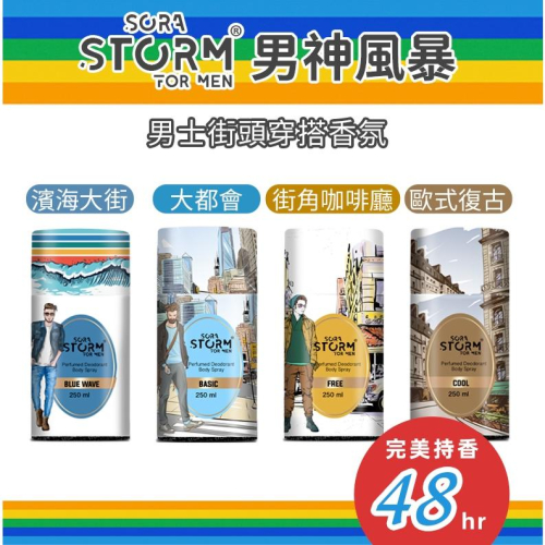 歐洲 LADY STORM 男性 體香噴霧 250ml 效期2026 風暴 噴霧 香氛 體香劑 男士 除臭 香水
