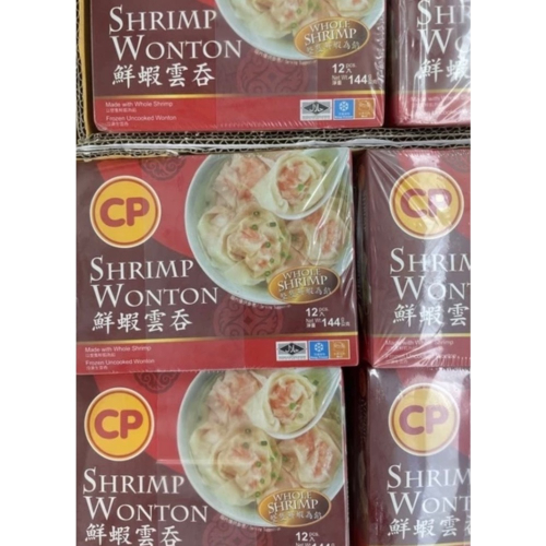 好市多卜蜂 冷凍鮮蝦雲吞 144公克 X 5入（低溫配送）#68714