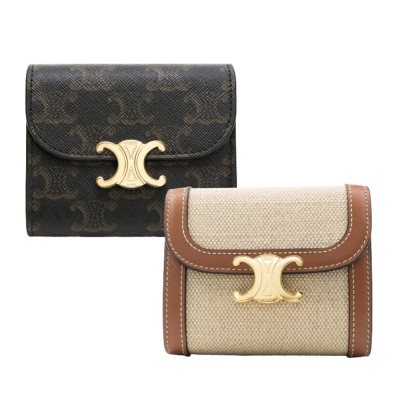 【CELINE 思琳】 CELINE 凱旋門三折短夾 __DVSHOP 保證正貨 台灣現貨不用等