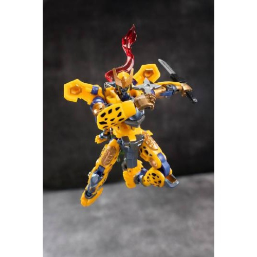 (台灣現貨出貨)鐵工廠 Ironfactory IF EX-76 小比例 武者黃豹 黃豹勇士 迅雷豹走 雷牙 Raiga