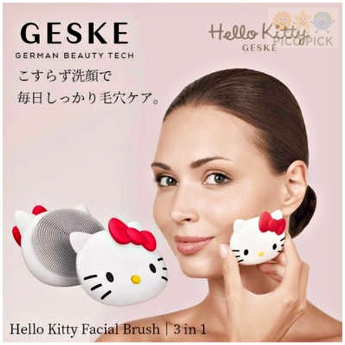 日本?? 日本正版Hello Kitty 矽膠洗臉刷｜潔面刷 毛孔清潔 洗臉神器 美容按摩器