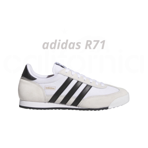 ?adidas R71 休閒鞋 IH1321 白黑色｜白色｜黑色｜皮革｜麂皮｜網布｜平底鞋｜男女通用款鞋